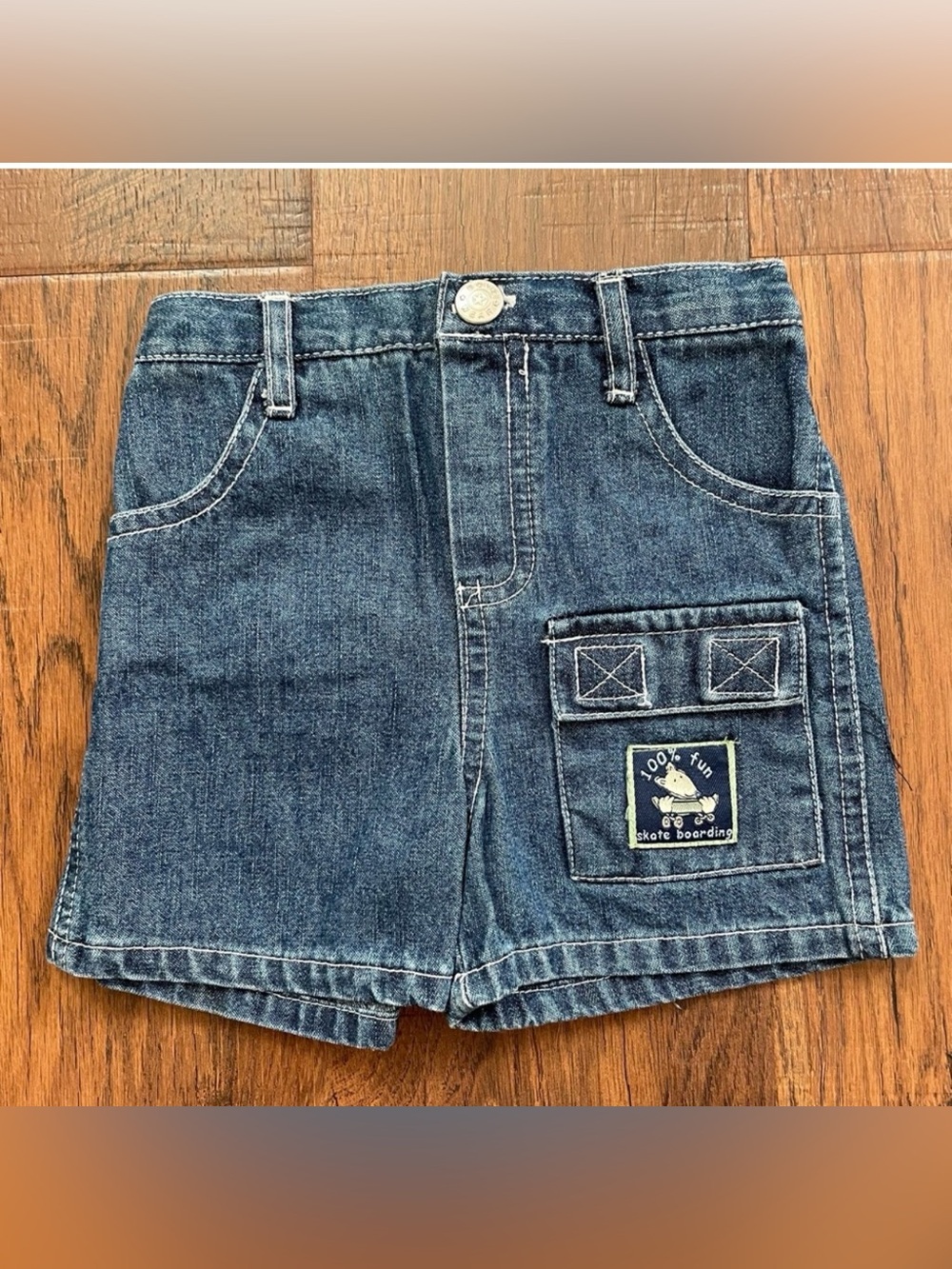 BOYZ WEAR denim shirt, 6-9M, NWOT